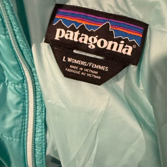 Patagonia Nano Puff RARE sea foam green Vest - Picture 4 of 8